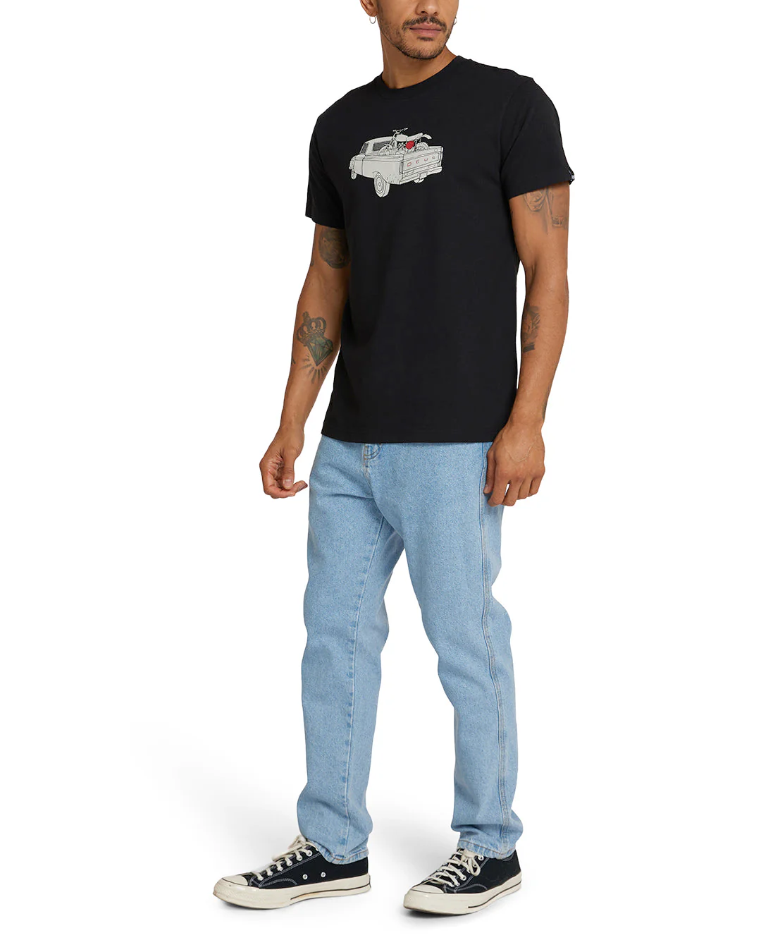 Carby Pickup Tee - Black - Image 4