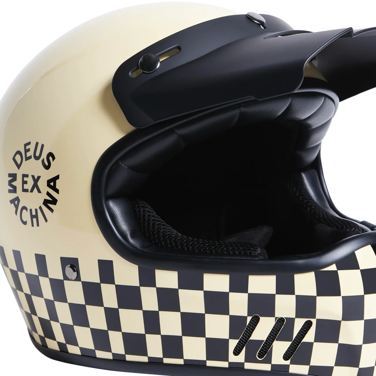Checker Helmet - Vintage White - Image 3