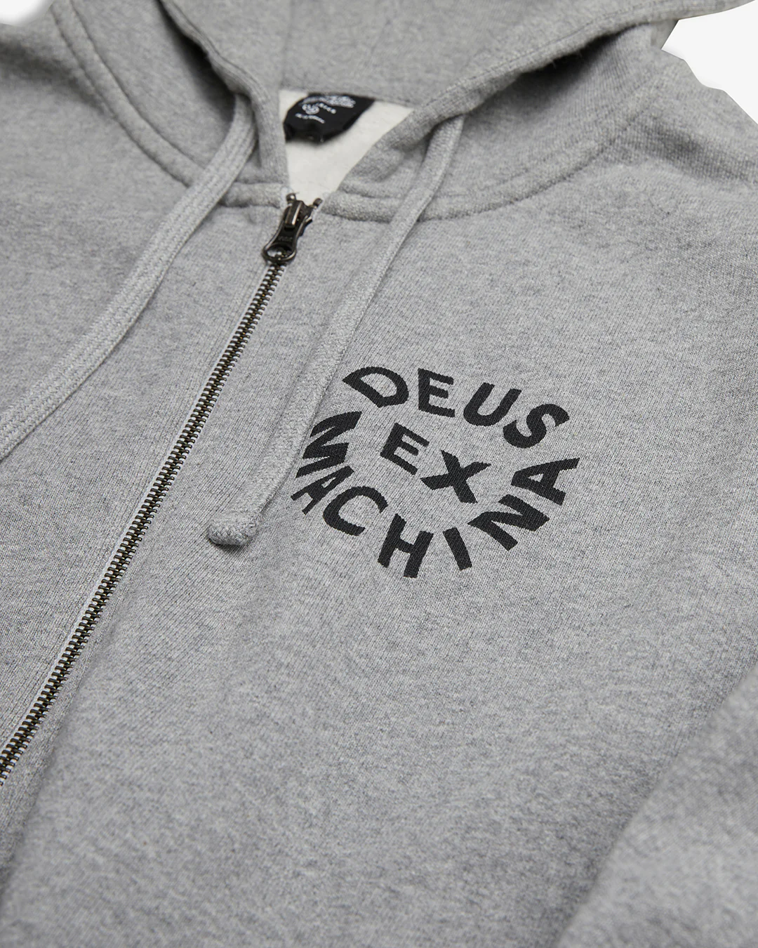 Circle Logo Hoodie - Grey Marle - Image 4