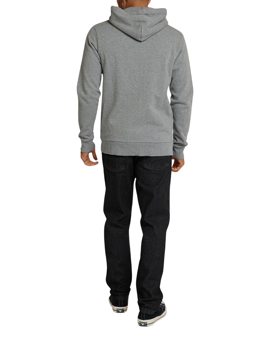 Circle Logo Hoodie - Grey Marle - Image 5