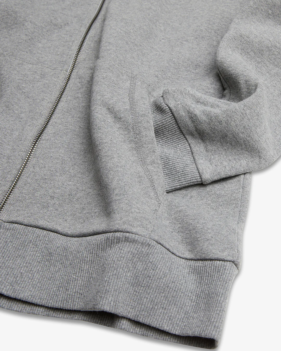 Circle Logo Hoodie - Grey Marle - Image 6
