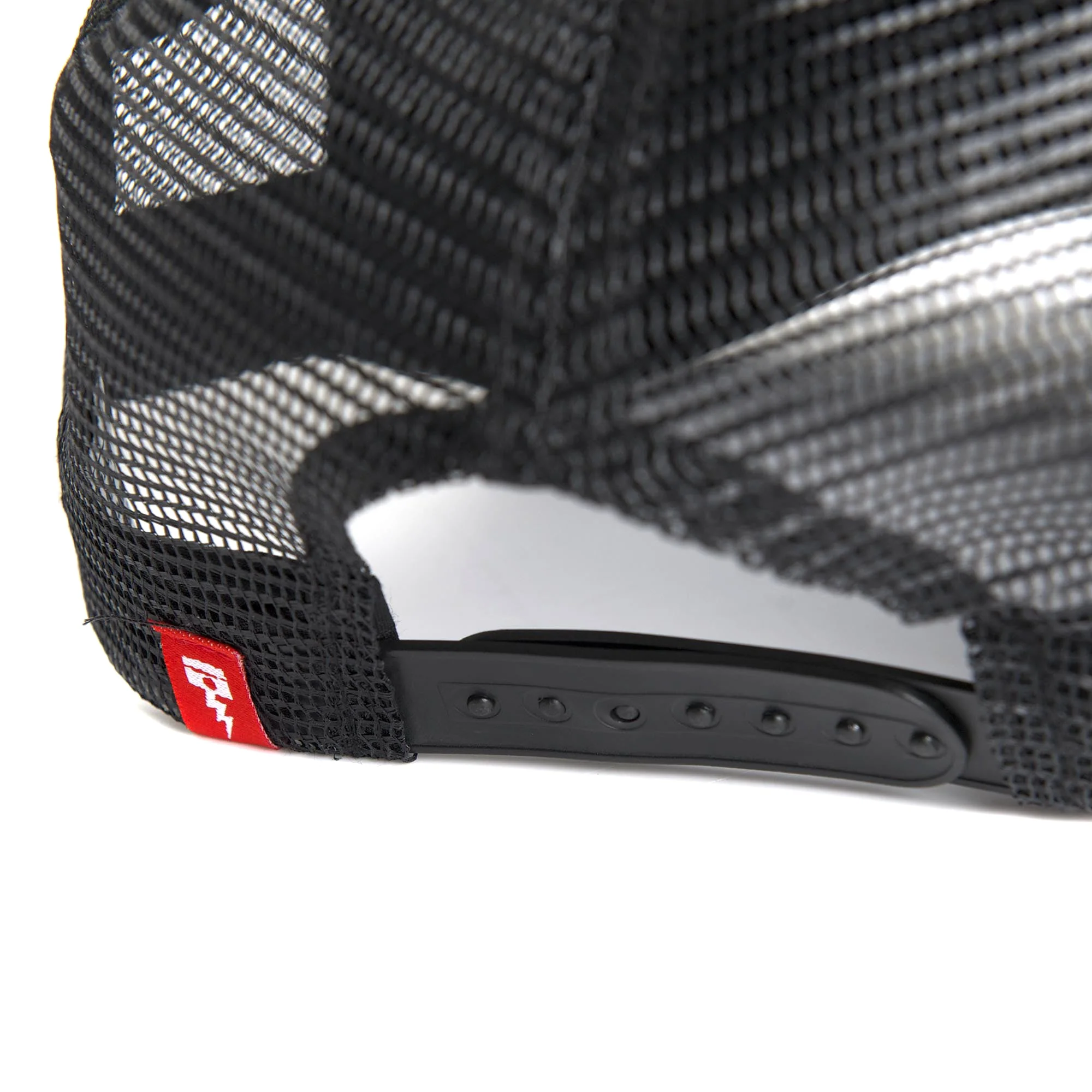 Circle Logo Trucker Hat - Black-White - Image 3