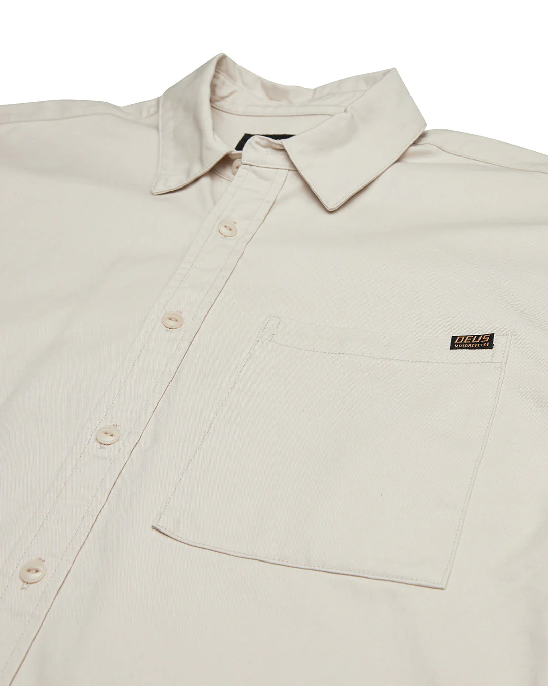 Frizell Twill Shirt - Dirty White - Image 8