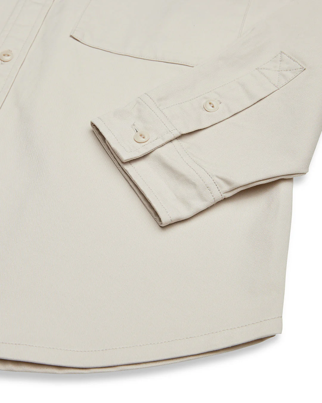 Frizell Twill Shirt - Dirty White - Image 9