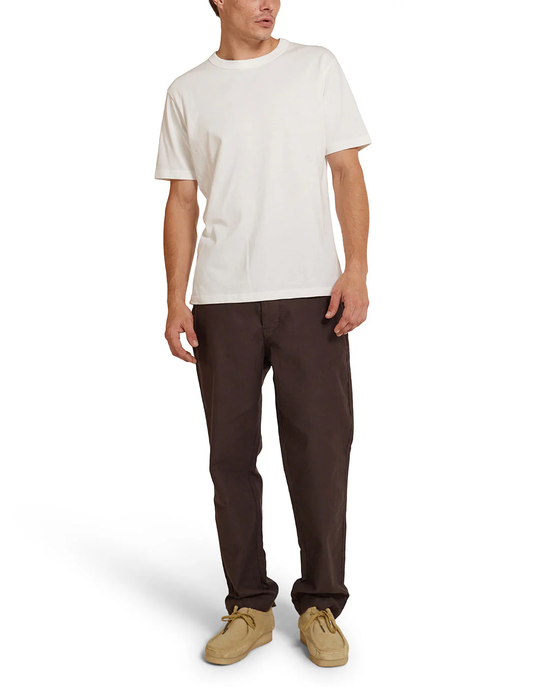 Hank Whipcord Pant - Choc Brown - Image 3