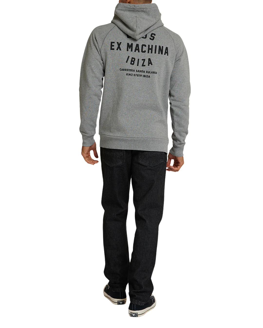 Ibiza Address Hoodie - Grey - Image 3