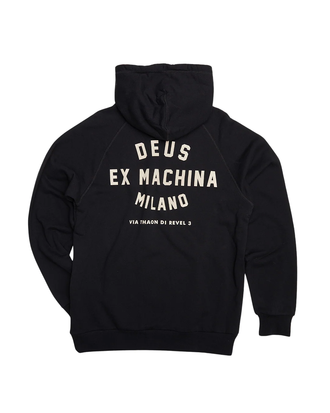 Milano Address Hoodie - Black - Image 4