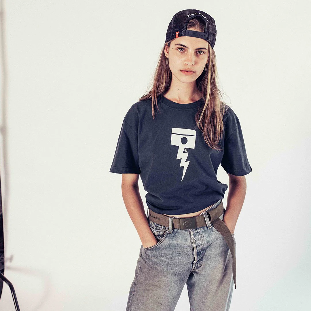 Pisstin Tee - Navy - Image 8