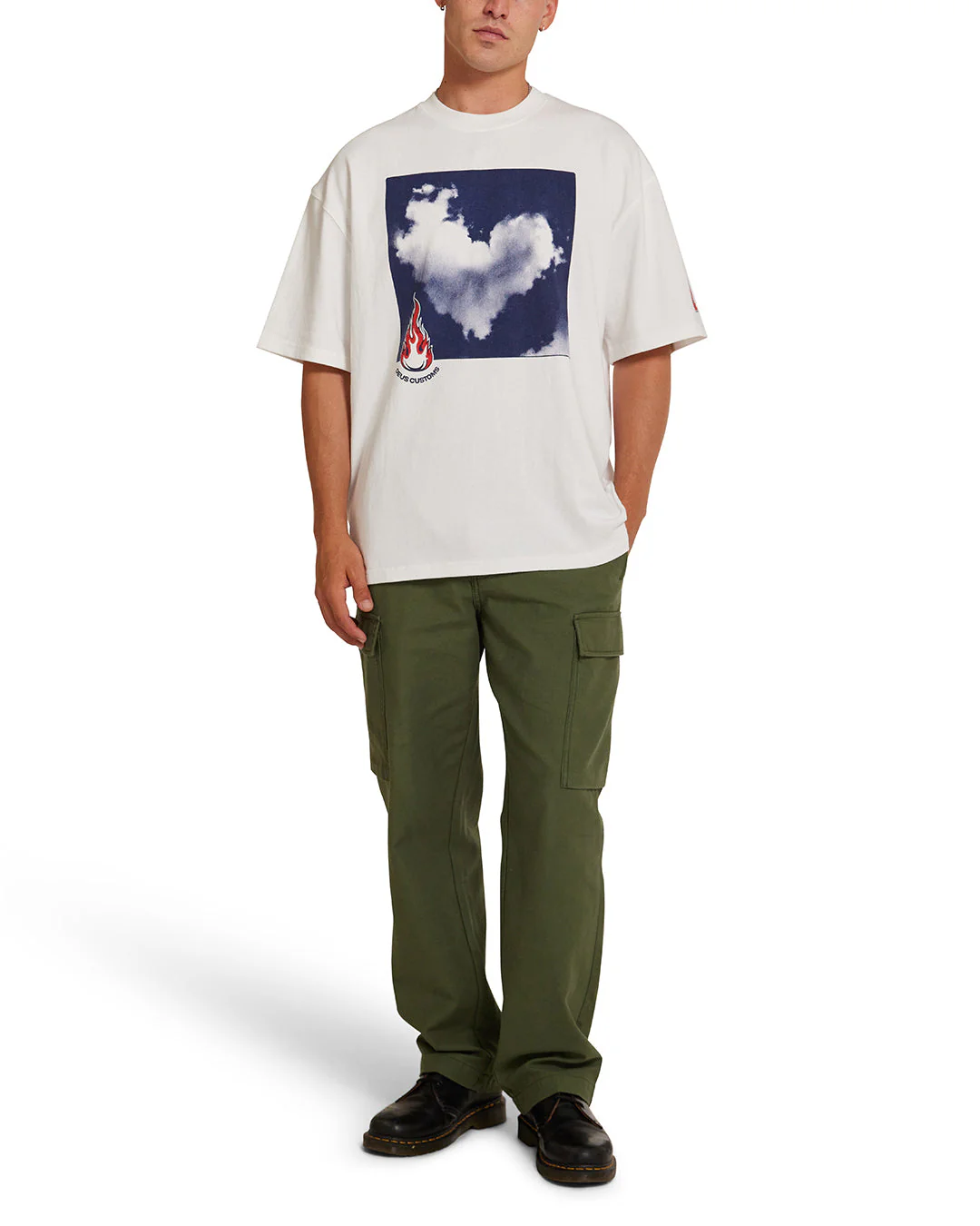 Puffy Love Tee - Vintage White - Image 5