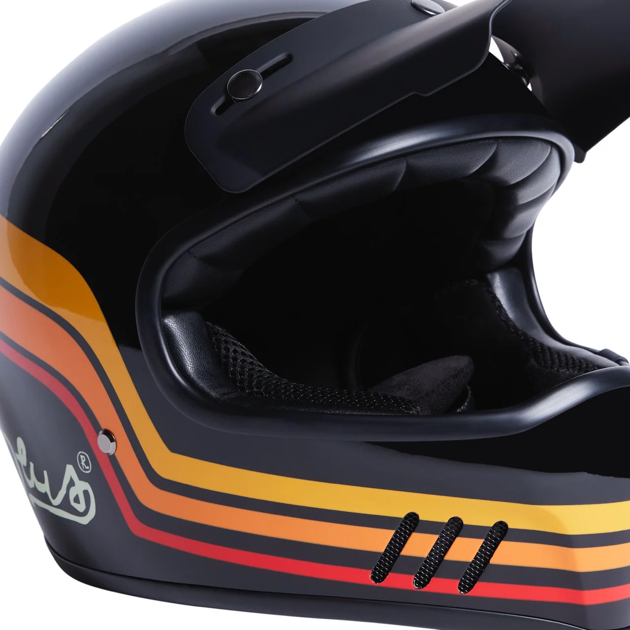 Stripes Helmet - Black - Image 3