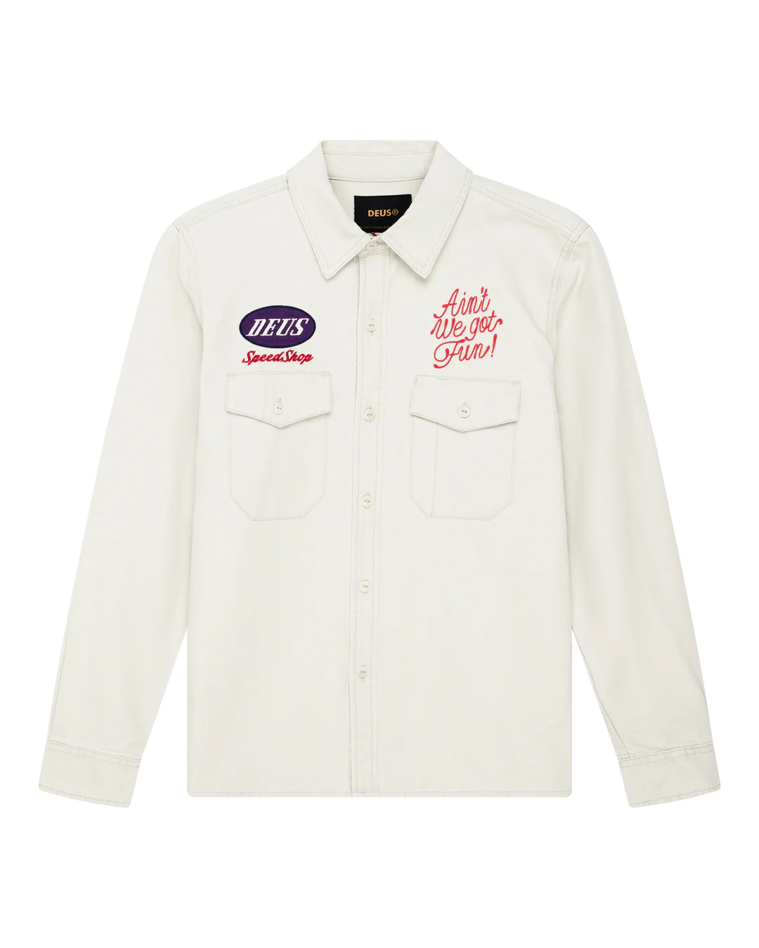 Tin Lizzie Shirt - Dirty White - Image 5