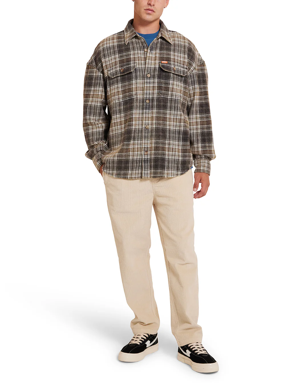 Vacay Check Shirt - Grey Check - Image 5