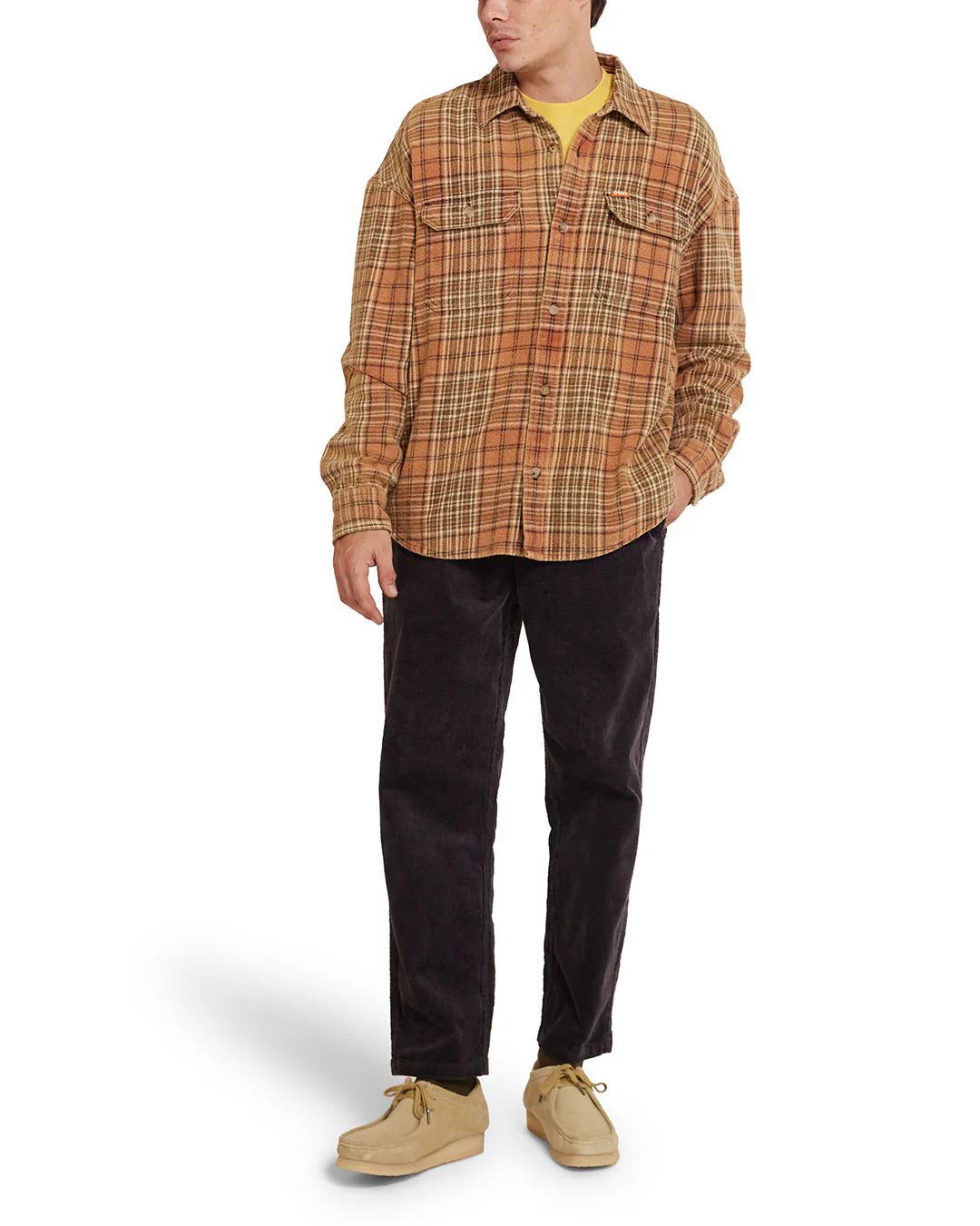 Vacay Check Shirt - Orange Check - Image 6