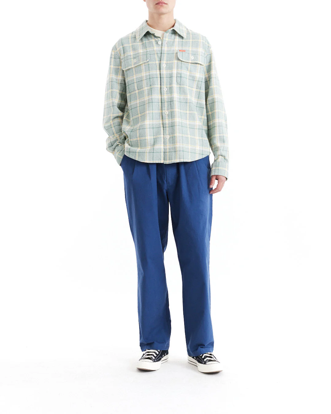 Vacay Check Shirt - Tendril Green - Image 3