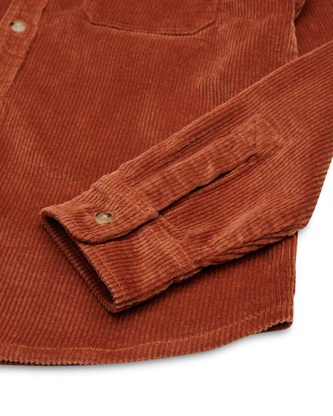 Vacay Cord Shirt - Clay - Image 6