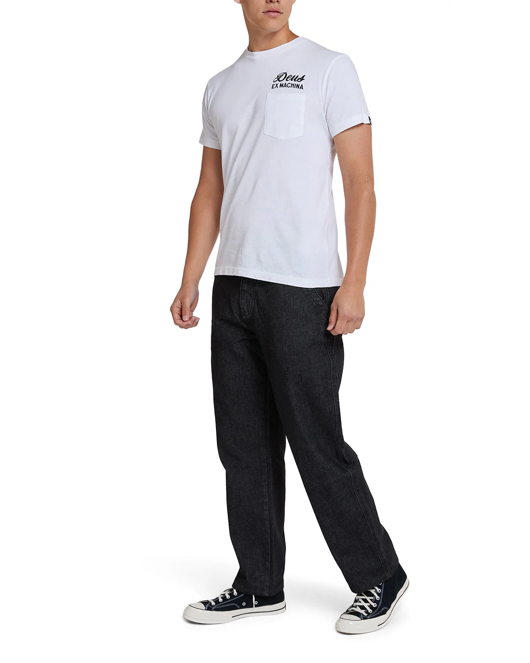 Venice Adress Pocket Tee - White - Image 4